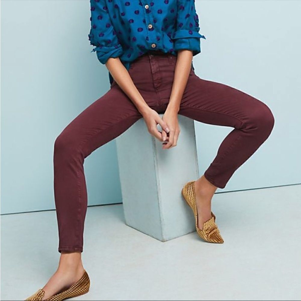 AG Adriano Goldschmied The Abbey Mid Rise Ankle Jeggings